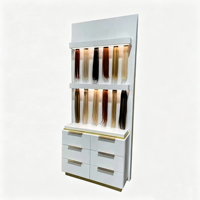 Ensembles de meubles de salon de coiffure de luxe personnalisables, design moderne, présentoir pour extensions de cheveux, meubles de présentation de produits de salon de beauté