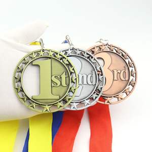 เหรียญกีฬาทำจากโลหะ<span class=keywords><strong>2ND</strong></span> 1st วิ่งของที่ระลึกจาก<span class=keywords><strong>3rd</strong></span> ออกแบบโลโก้ได้ตามต้องการ - Product Image 3