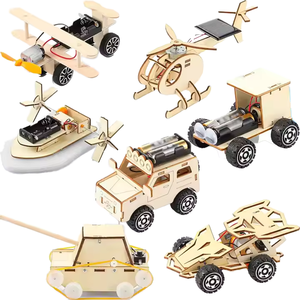 Kit Scientifique STEM de Haute Qualité Écologique pour l'Éducation Précoce, en Plastique et Bois, à Assembler Soi-même, pour Enfants, Modèle Physique de Puzzle - Product Image 1