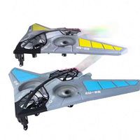 Nouveau modèle d'avion télécommandé pour débutants B2, jouet volant avec lumière LED, contrôleur de vol rotatif à 360°, planeur en mousse RC