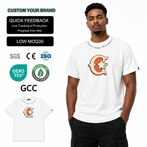 T-shirt unisexe pour homme en coton 100% avec impression graphique personnalisée, manches raglan, design avant avec bordure contrastée, style streetwear - Product Image 1