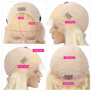 Parrucche frontali in pizzo biondo <span class=keywords><strong>cenere</strong></span> <span class=keywords><strong>capelli</strong></span> umani 100% <span class=keywords><strong>capelli</strong></span> vergini allineati con cuticola - Product Image 6