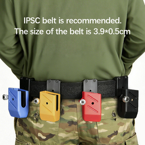 IPSC 경쟁 촬영 홀스터 매거진 팩 1.5 "벨트 빠른 화재 카트리지에 맞게 멀티 각도 조정 빠른 슬리브 - Product Image 4