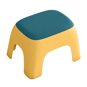 大号儿童椅可洗凳子带防滑垫脚凳PP塑料安全防滑儿童鞋凳浴室客厅