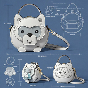 ถุงผ้าพิมพ์ลาย PVC หน้าต่างใสสำหรับคอนเสิร์ตสั่งทำได้ - Product Image 4