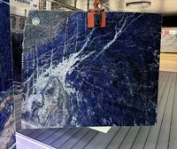 Dalle de marbre naturel cloisonné bleu de luxe sur mesure pour comptoir, table, mur, fond de villa, décoration intérieure