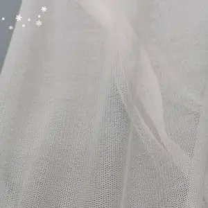China organic 100% Silk tricot tulle fabric for bridal veil Tutus