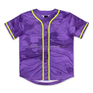 Mor renk aplike logo dikiş unisex özel pin şerit beyzbol forması