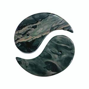 Oferta Especial: Fluorita Verde Natural en Forma de Luna con Base, Adornos de Cristal Transparente Pulido, Artesanía de Cuarzo - Product Image 4