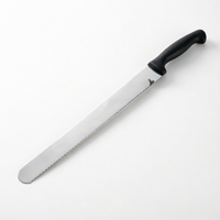 AMSZL Couteau à toast dentelé de haute qualité de 16 pouces Outil de cuisine en métal à faible coût avec poignée en PP pour le pain et les gâteaux