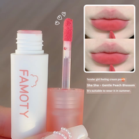 Lipstik Mini Matte kustom Label pribadi grosir cairan Makeup kualitas tinggi produk kosmetik Lip Gloss tahan lama untuk wanita