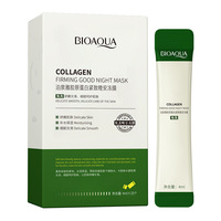 Masque de nuit raffermissant au collagène, gel facial hydratant et nourrissant, 4 ml x 20 bâtonnets, pour tous types de peaux