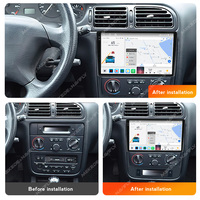 MEKEDE M6 PRO 3D android autoradio 4G LTE 8 core système de navigation GPS 360 caméra pour Peugeot 406 1999-2004 lecteur vidéo