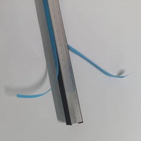 Entretoise en aluminium avec bande butyle, barre en aluminium avec adhésif double face pour vitrage isolant, fenêtres et portes creuses