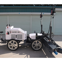 Robot de nivellement de béton automatique à quatre roues pour moteur 690, guidé par laser, pour la nivellement de mortier et de cale, haute efficacité