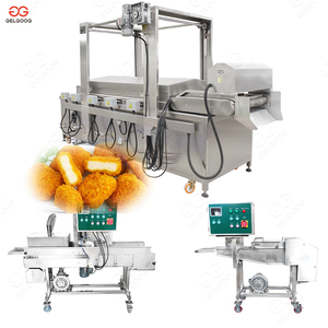 Machine industrielle professionnelle pour la friture de nuggets de poulet, machine à paner et à faire frire le poulet pour les usines agroalimentaires - Product Image 5