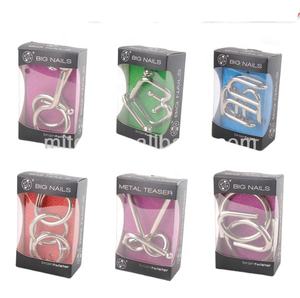 Nouveau casse-tête en fil métallique en acier au design original, <span class=keywords><strong>jeu</strong></span> de réflexion en métal - Product Image 2