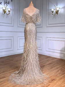 S0958N <span class=keywords><strong>Abito</strong></span> da <span class=keywords><strong>Sposa</strong></span> Elegante Dorato, Vestito da Sera Chic con Paillettes per Ospiti, Cene di Gala, <span class=keywords><strong>Madre</strong></span> della <span class=keywords><strong>Sposa</strong></span>, Cerimonie Formali - Product Image 3