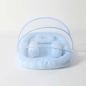 Literie pour bébé 100% coton de qualité supérieure avec moustiquaire du fabricant de conception portable pour berceau - Product Image 3
