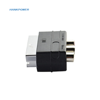 Port de convertisseur de transfert de prise péritel 21Pin à 3 RCA pour PS4 Nintendo WII contrôleur de jeu Console manette accessoires