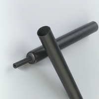 Tube thermorétractable en PE à paroi moyenne, adhésif thermofusible, étanche, ignifuge, gaine isolante pour réparation de câbles basse tension