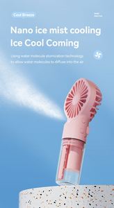<span class=keywords><strong>Ventilateur</strong></span> portable USB puissant avec humidification par pulvérisation, rafraîchissant et hydratant - Product Image 6