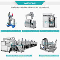 Machine d'émulsification et d'homogénéisation sous vide Guangzhou Guanyu, machine de fabrication d'émulsions et de lotions, ligne de production de crèmes cosmétiques