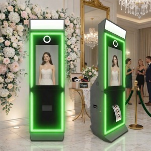Sinmar Wholesale 32 Inch Ai Powered Photo Print Kiosk Hardware Only Digital Ai Selfie Photo Booth Machine With Printer - Product Image 2
