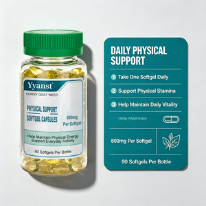 Cápsulas de Hierba de Cabra en Celo Extra Suaves 800mg 90 Unidades, Suplemento Herbal Vegetariano de Alta Fibra para Hombres, Ayuda a Mantener la Energía Física - Product Image 6