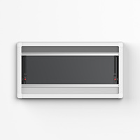 Ventanas para caravanas, autocaravanas y remolques de 500*520 mm, doble acristalamiento, aleación de aluminio, con mosquitera plisada - Estilo de lujo