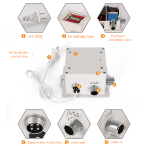 Robinet de lavabo à eau froide unique, entièrement automatique, avec capteur intelligent de jet d'eau, produit à trou unique pour salle de bain, vente en gros du fabricant - Product Image 6