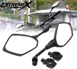 Nuevo Espejo Retrovisor Universal Convexo de Plástico con Rosca de 8mm y 10mm para Motocicleta, Scooter y Bicicleta Eléctrica, de Gran Angular, para Reemplazo - Product Image 3