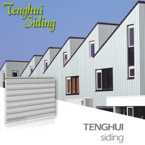 Tenghui Siding PU Sandwich Panels Công Nghiệp Bên Ngoài Trang Trí Tường Panels Đối Với Kho