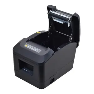 New Hot Bán 80 mét Auto cutter trực tiếp nhiệt Mini Máy in hóa đơn cho nhà hàng Máy in hóa đơn