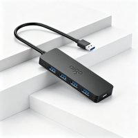 Hub d'extension de port USB de bureau, répartiteur USB 3.0 à 4 ports pour connexion multi-périphériques pour ordinateur portable et bureau
