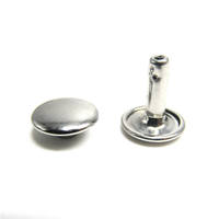 Remaches de latón macizo de doble capa Kongsun KS de 5-12 mm de varios tamaños para artesanía en cuero, bolsos, collares de mascotas, decoración - OEM personalizado disponible