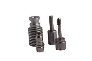 Manchon d'assemblage <span class=keywords><strong>de</strong></span> précision noir, axe long, tête moletée, plusieurs tailles, pièces tournées CNC sur mesure - Product Image 4