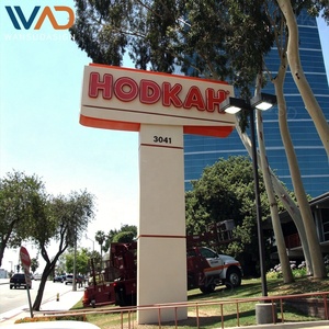 Letrero <span class=keywords><strong>de</strong></span> Pylon Personalizado, Torre Guía Iluminada, Letrero Publicitario para Centro Comercial, Monumento Direccional <span class=keywords><strong>de</strong></span> Acero - Product Image 3