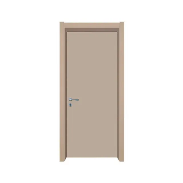 Porte scorrevoli in composito di plastica di legno bianco puro WPC di Design personalizzato per camera, porte per Hotel durevoli