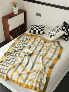 La nueva manta de punto viene en una variedad de colores para elegir, simple y elegante, adecuada para varias ocasiones de - Product Image 4