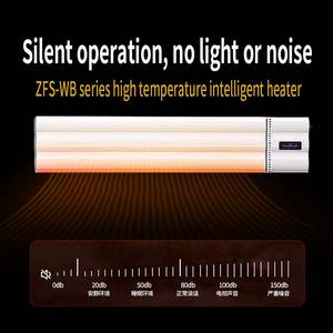 Panneau chauffant infrarouge en graphène blanc haute température avec <span class=keywords><strong>tube</strong></span> chauffant 2000W - Product Image 5