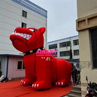 Ballon gonflable mascotte bouledogue de 5 m pour la décoration de Pet Paradise, modèle de statue de bouledogue animal gonflable pour idées de fête