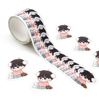 Autocollants décoratifs Washi personnalisés pour la papeterie et le journaling, fabricants de rubans Washi découpés à la forme
