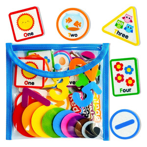 Juguetes de aprendizaje de números de fieltro de educación temprana Juego de aprendizaje de suma, resta, multiplicación y división de matemáticas de fieltro para niños - Product Image 1