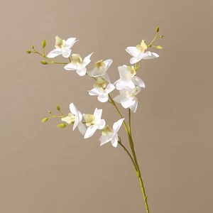 Otras flores y plantas decorativas al por mayor 3 ramas Impresión 3D Decoración <span class=keywords><strong>de</strong></span> la boda del hogar Orquídea <span class=keywords><strong>de</strong></span> látex <span class=keywords><strong>de</strong></span> tacto real para la <span class=keywords><strong>venta</strong></span> - Product Image 2