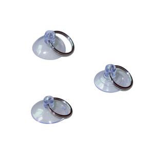 Ventouse miniature Hao Hai en silicone, caoutchouc PVC transparent avec anneau métallique, moulage par injection, personnalisable - Product Image 1