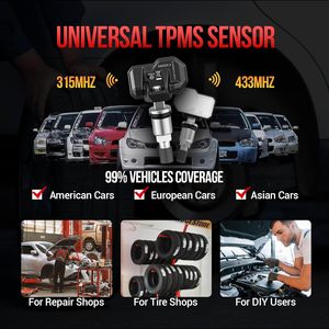 เซ็นเซอร์ TPMS แบบ 2-in-1 รุ่น LAUNCH ระบบตรวจสอบแรงดันลมยางแบบตั้งโปรแกรมได้ ใช้ได้กับรถยนต์ 99% รองรับความถี่คู่ 315MHz และ 433MHz - Product Image 5