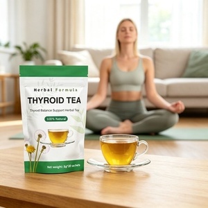 Sachets de Tisane en Gros pour le Soutien Thyroïdien – Mélange Détox Naturel Sans Caféine de Pissenlit, Chrysanthème, Rose et Poria – Qualité Supérieure - Product Image 6