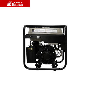 6kw 전기 시동 단상 이동식 발전기 세트 바퀴 장착 휴대용 가정용 발전기 - Product Image 5