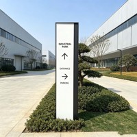 Plaques directionnelles lumineuses LED multicolores, signalétique publicitaire personnalisée pour centres commerciaux, immeubles de bureaux, hôpitaux et communautés